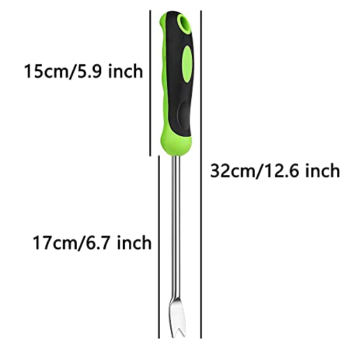 1 Pcs Hand Weeder Tool Stainless Steel Garden Weeding Tool,Hand Weeder Garden Weeding Removal Weed Puller Tool for Garden Lawn