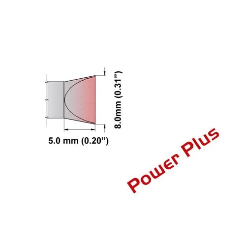 Thermaltronics M8CH080H Chisel 90deg 8.0mm (0.32in), Power Plus