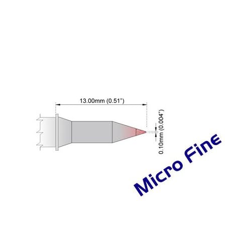Thermaltronics M8C001 Conical 0.10mm (0.004in), Micro Fine