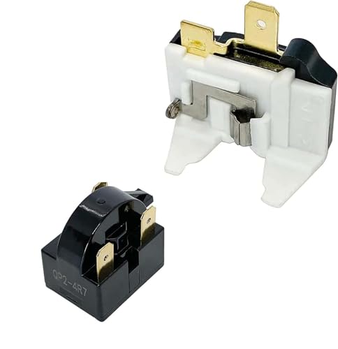 Q P2-4R7 4.7 Ohm 3-Pin Start Relay Overload Kit for LG Mini Fridge & Beer/Wine Coolers