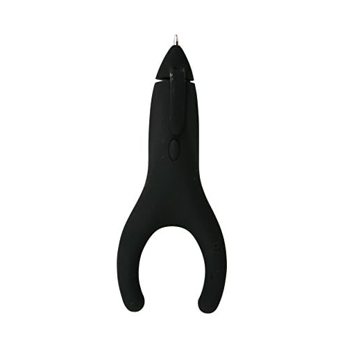 PenAgain ErgoSof Pen Ehlers-Danlos Arthritis Carpal Tunnel Pain Relief Black (00022)