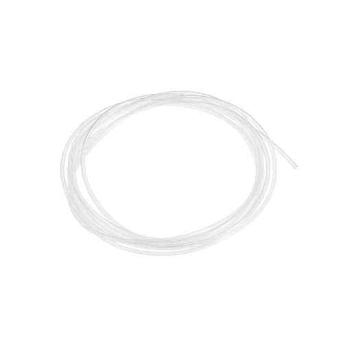 uxcell Nylon Line Hose Tube, 2mm(0.07") ID x 3mm(0.11") OD 3 Meter 9.8ft PA6 Nylon Tube Pneumatic Air Brake Tubing for Fluid Transfer Clear