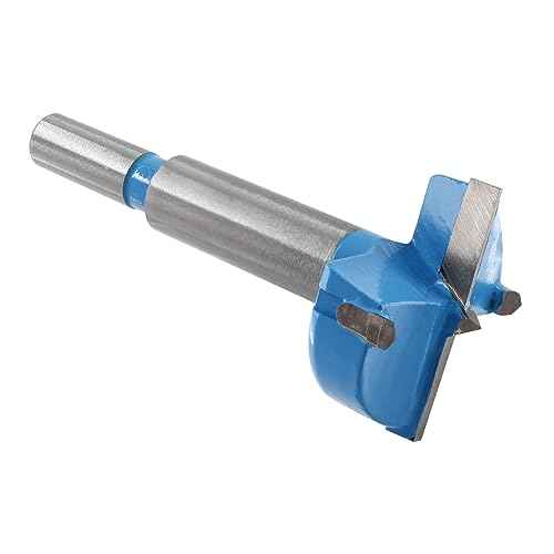 Forstner Drill Bit - 1-5/8 Inch(42mm), Tungsten Carbide Forstner Bits Wood Hole Cutter Auger Opener - Woodworking Boring Bit Hinge Hole Saw Rotary Cutting Tool for Plastic Furniture