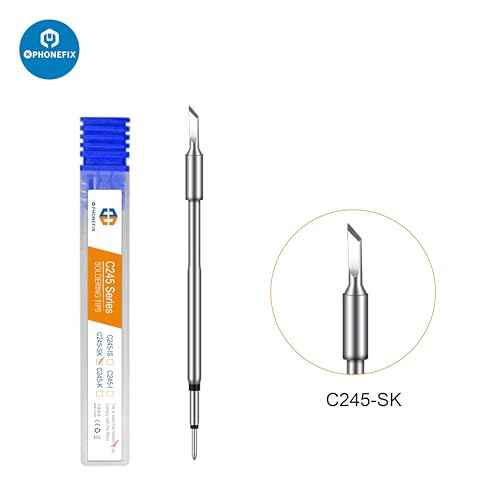PHONEFIX C245 Series Universal Solder Iron Tips For JBC NT 245 Aixun Universal Welding Station Mobile Phone Motherboard Repair (C245-I/IS/K/SK)