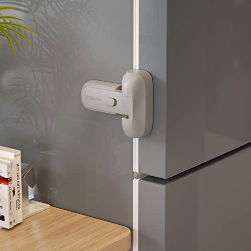 EUDEMON Gray Child Safety Refrigerator Lock - No Tools Needed, 1 Pack