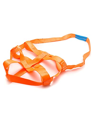 QWORK 2 Pack Bucket Sling for 5 Gallon Buckets, 200lb Load Capacity with Belly Bands