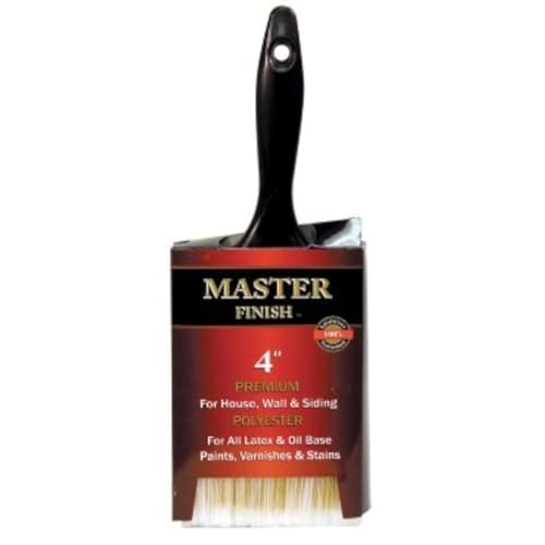 4 Premium Polyester Paint Brush for House Wall & Siding Latex & Oil Base Paints