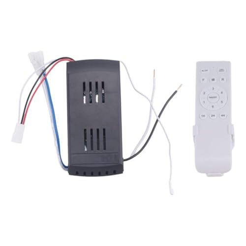 24V DC Ceiling Fan Remote Control Kit - 6-Speed & Timer - Universal Replacement for Low Voltage Fans