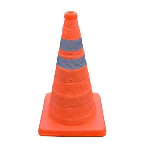 12 Inch Collapsible Traffic Multi Purpose Pop Up Reflective Safety Cone, Work Area Protection, Emergency Roadside Barrier