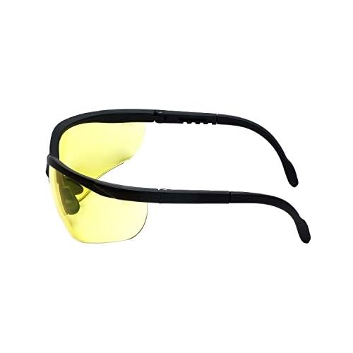 UV Protection Adjustable Safety Glasses with Yellow Tint, 7821