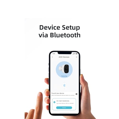 EVERSECU 2K 3MP Outdoor Wireless Security Camera Support Pairing Via Bluetooth, Rechargeable Battery-Powered WiFi Home CCTV Bullet Camera, Spotlight, PIR Motion Detection, 2-Way Audio, Night Vision