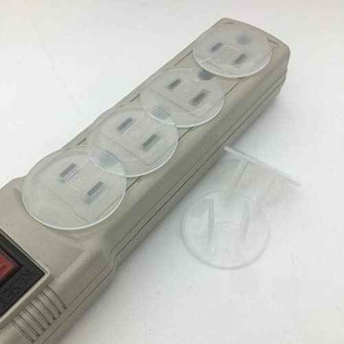 Vmaisi 38 Pieces Clear Outlet Covers Baby Proofing - Electrical Safety ChildProof Plug Protector - (Clear, 38 Pack)