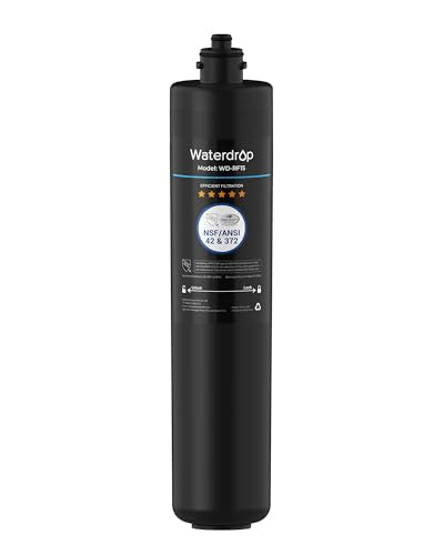 Waterdrop RF15 Water Filter Replacement - Black, Compatible with 15UA/15UB/15UC