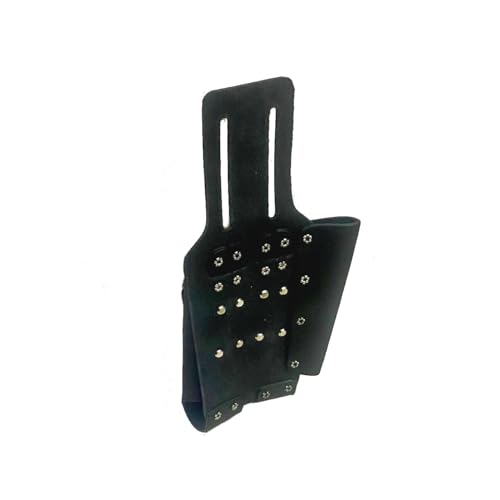 Saddle Leather 3 Pocket Linesmen and Electricians Tool Holder