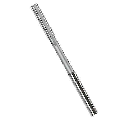 Chucking Reamer 8mm, H7 HSS Cobalt M35 Lathe Machine Reamer Metric, 6 Straight Flutes, Round Straight Shank Milling Cutting Tool, for Stainless Steel Alloy Copper Metal