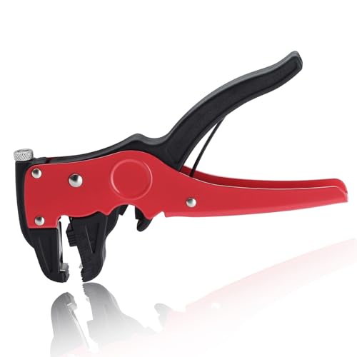 SPEEDWOX Automatic Wire Stripper Tool 2 In 1 Wire Stripper Cutter Self Adjusting Wire Strippers Electrical Adjustable 10-24 AWG Cable Stripper Tool Cable Cutter For Industrial And Home Electric Repair