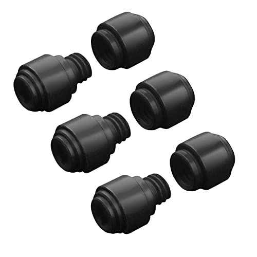 3 Packs Custom Thumb Studs for Benchmade Bugout 535 Series Knives and 535S, 535GRY-1,535SGRY-1 and More, Replacement Anodized Titanium Thumb Stud Set, Black