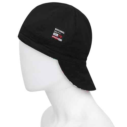 BOCOMAL Welding Cap Flame Resistant CAT2 Midweight Printed 6 Pannel Welder Caps-2 Pack