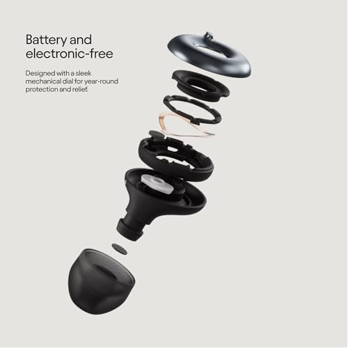 Loop Switch 2 Black Adjustable Noise Control Ear Plugs - 3 Modes