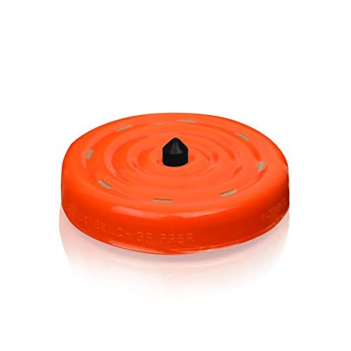 Slipstick CB700 Universal Bench Grippers with Non Slip Grip Surface for Woodworking, Painting, Leveling, Raising, & Supporting (Set of 8 Stackable Grippers) 2-3/4¡± Round x ¨ö¡± Tall - Orange