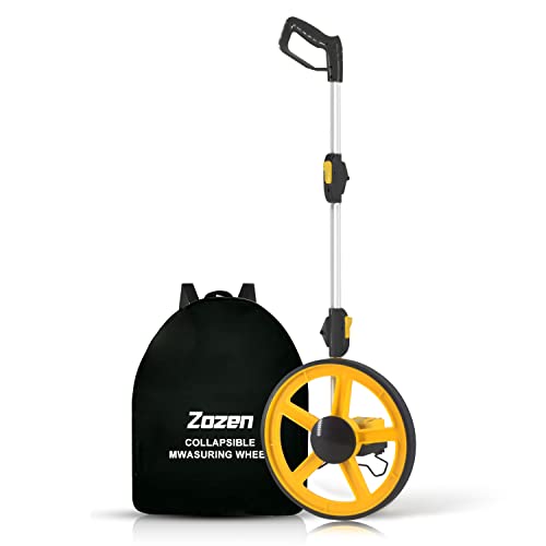 Zozen Distance Measuring Wheel, Imperial, 40in Foldable, LCD Display