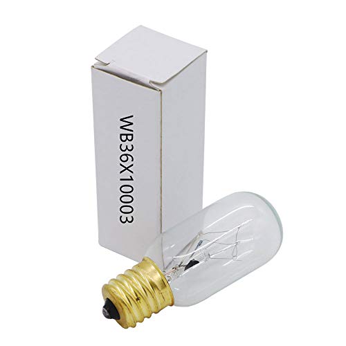AMI PARTS WB36X10003 40W 130V E17 Microwave Light Bulb - 2 Piece Replacement