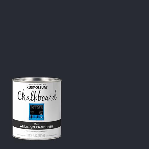 Rust-Oleum Black Chalkboard Paint 30 oz - Indoor Surface Conversion & Erasable Finish