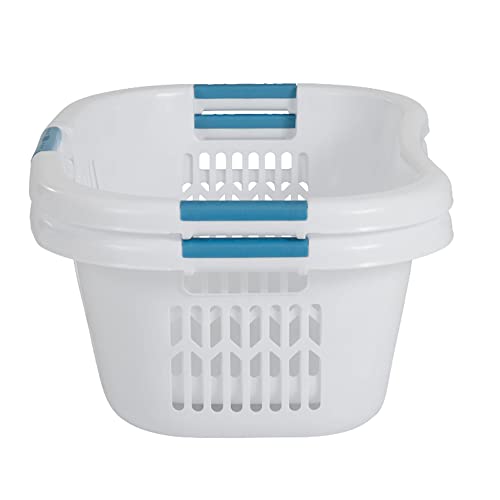 Rubbermaid 2.1 Bushel Hip-Hugger Laundry Basket – Extra Large White