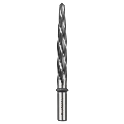Rocaris 3/8" M2 HSS Taper Chucking Reamer Drill Bit, Taper Reamer Drill Bit for Steel, Alloy, Aluminum, Wood, Plastic