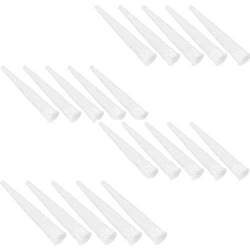 YouU Caulk Nozzles for Caulking Gun (White / 20 Pcs)