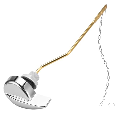 Dincerpen Bright Silver Toilet Handle Replacement Kit for TOTO Side Mount Toilets