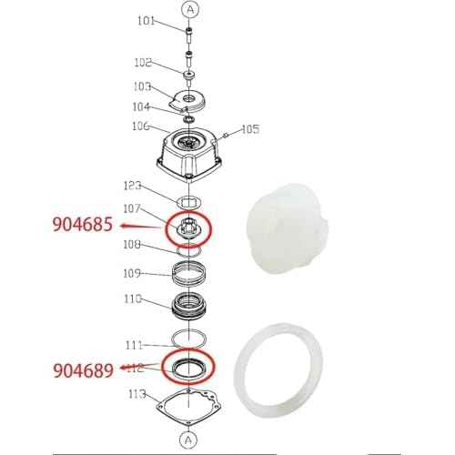 Nailer Set Nailer Head Valve Seal 904689 Piston Stop 904685 Compatible with Cable FN250B FN251 Air Nailers (1 pack)