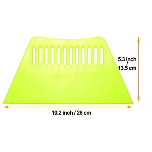 Wallpaper Flexible Smoothing Tool Larger Plastic Putty Scraper Pick and Peel Squeegee, 2 Pack
