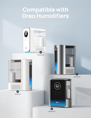 DREO Demineralization Cartridge 3-Pack for HM512S HM713 HM713S HM717S Humidifiers