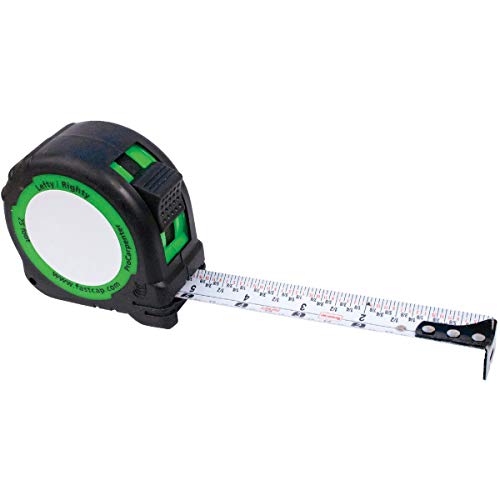 FastCap ProCarpenter 25-Foot Reverse Measuring Tape with Built-in Notepad - 1 Pack