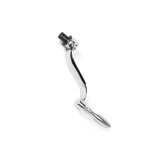 JooWing 9 Teeth Elevating Lifting Knee Crank Milling Machine for Bridgeport Portable Stainless Steel Handle Mill Parts Swivel Handle with Clutch for All Kinds of Milling Machines Silver & Black