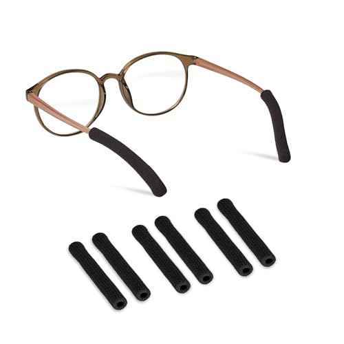 Eyeglass Ear Grips,Anti-Slip Elastic Comfort Ear Cushion,Cotton Glasses Ear Hanger Holder for Most Glasses