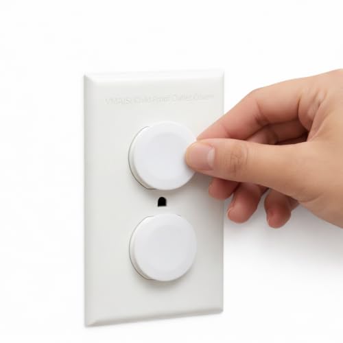 Vmaisi 62 Pack Baby Proofing Outlet Covers - White Child Safety Plug Protectors