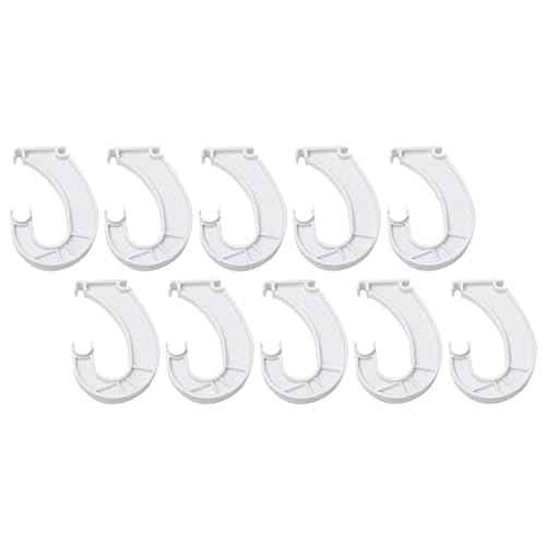 ClosetMaid 5629 Support for SuperSlide Hanging Bar, White 10 Pack