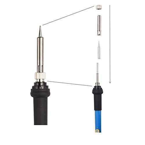 Electronics Soldering Iron Kit£¬60W 110V Adjustable Temperature Welding Tool Set, 5pcs Different Soldering Tips, Stand