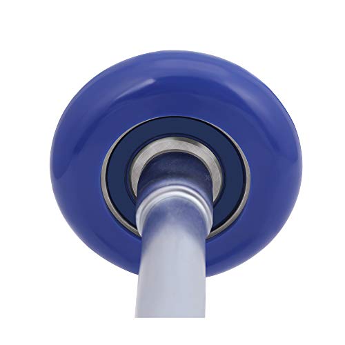 XiKe Blue 2-inch Garage Door Rollers 10 Pack with 4-inch Stem & 6200-2RS Bearings