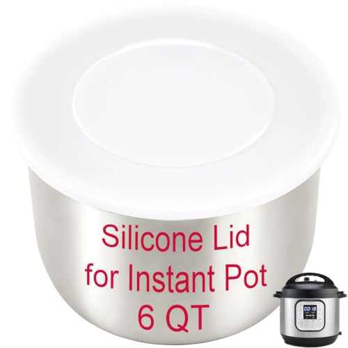 Zieaolk 9.8-Inch Silicone Lid for Instant Pot 5Qt & 6Qt (Duo, Lux, Ultra) – Reusable Inner Pot Cover, BPA-Free