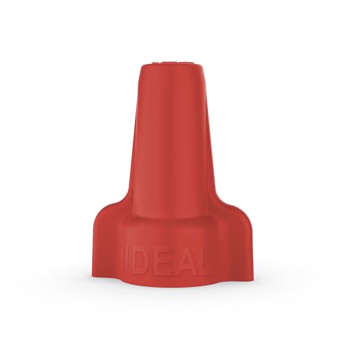Ideal Electrical Wing-Nut Wire Connector 30-452, Red, Pack of 100