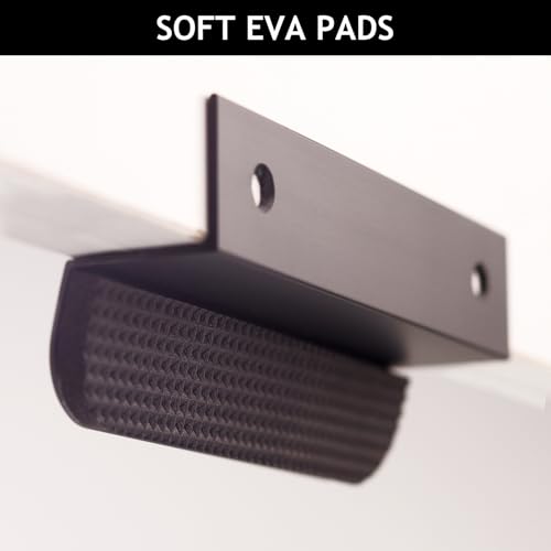 RVPEKUPE Matte Black Under Cabinet Foot Pull 4-3/4" Aluminum Toe Handle - Pack of 1