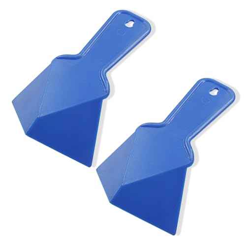 Drywall Trowel Plastic Inside Corner Trowel Tool for Drywall Tools Corner Trowel Building scraping(Blue, 2 Pcs)