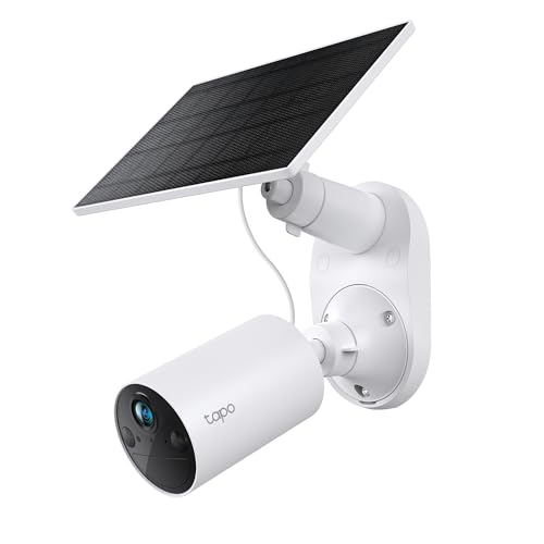 Tapo SolarCam C402 KIT Outdoor Wireless Security Camera - 1080p, White, 1-Pack