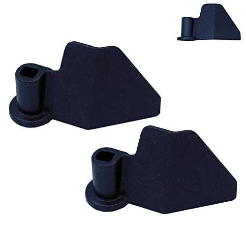Vornetil 2 Pcs Bread Maker Paddle Black Non-Stick Stainless Steel Kneading Blade Replacement