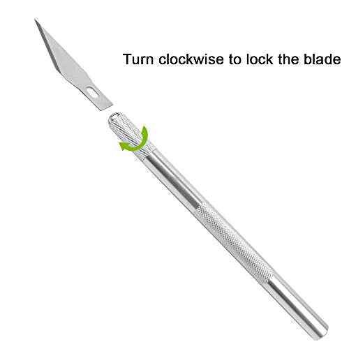 CARTINTS Vinyl Wrap Knife Set Window Film Cutter Knife Craft Knife Multi-Use Utility Blade, 4 Kinds of Cutting Tools