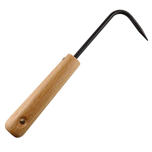 215mm Single Claw Root Hook Loosening Tool Handle Weeder Garden Weeding Gardening Tools Potted Landscape Maintenance for Outdoor Garden Digging Cultivator Weed Remove