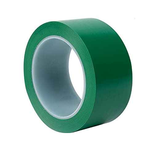 Multi-Purpose Duct Tape, Warning Tape, Colored Wear-Resistant Workshop Floor Marking Tape 2 Inches x 108 Feet (Green)